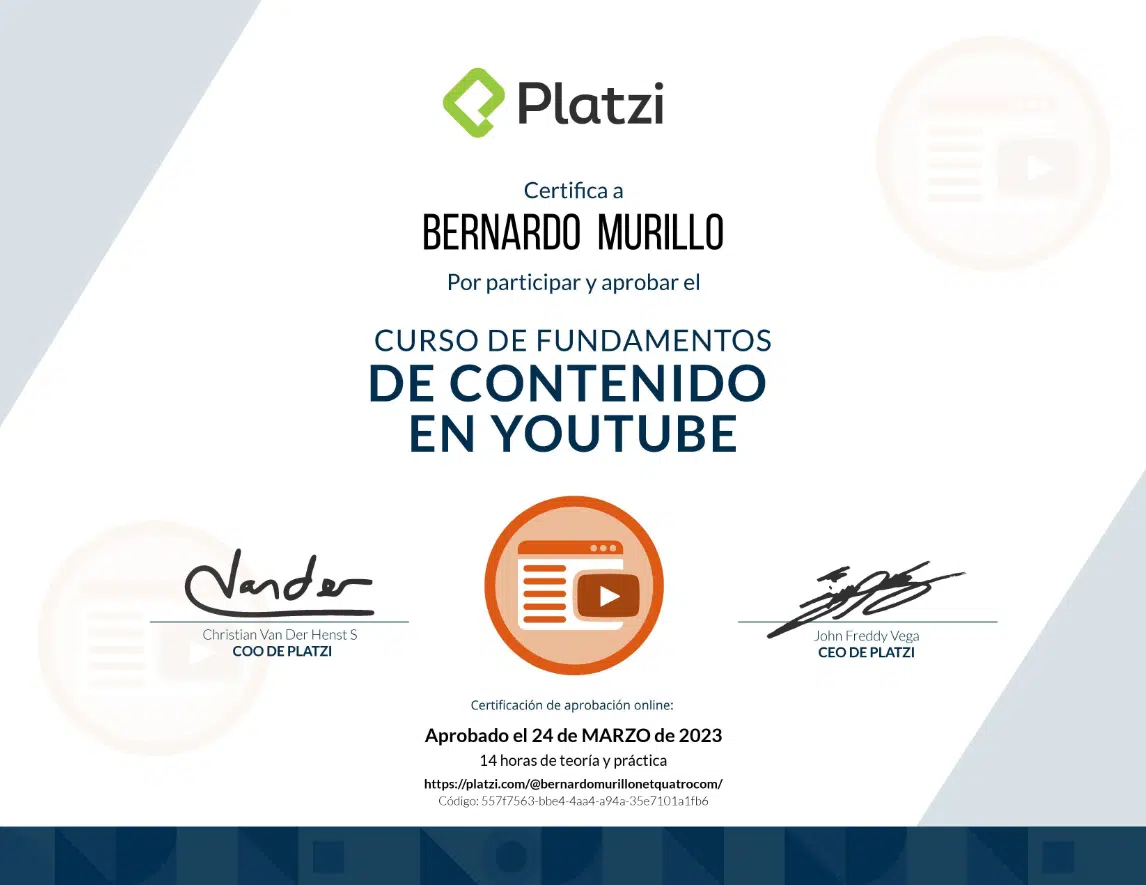 Fundamentos de Contenido en YouTube