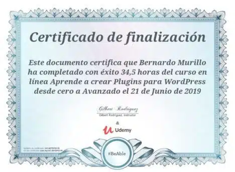 Aprende a crear Plugins para WordPress desde cero a Avanzado