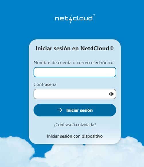 iniciar_sesion_nube_net4cloud