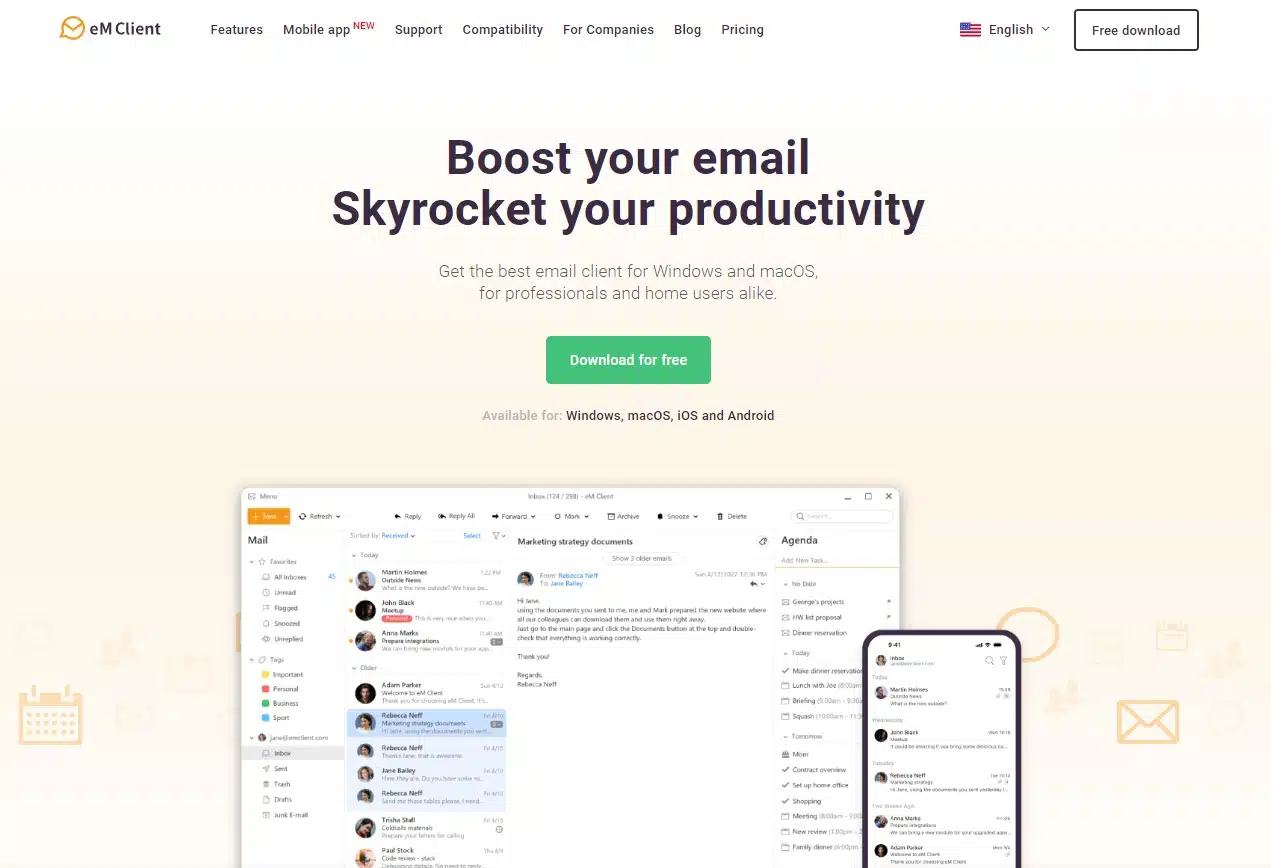 emClient para gestionar tu correo