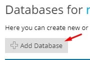agregar_base_de_datos_en_plesk