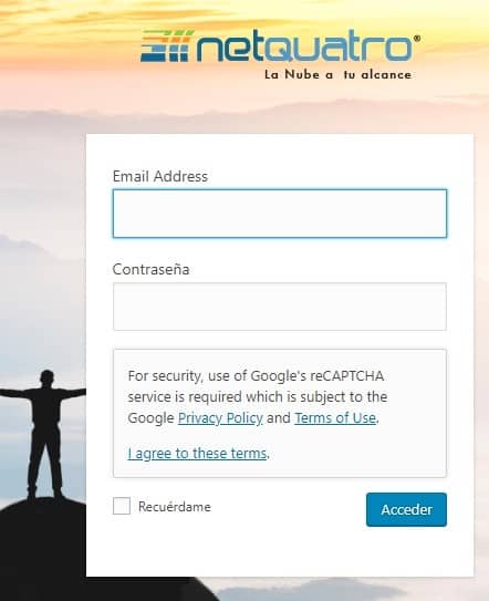 inicio de sesion wordpress recaptcha