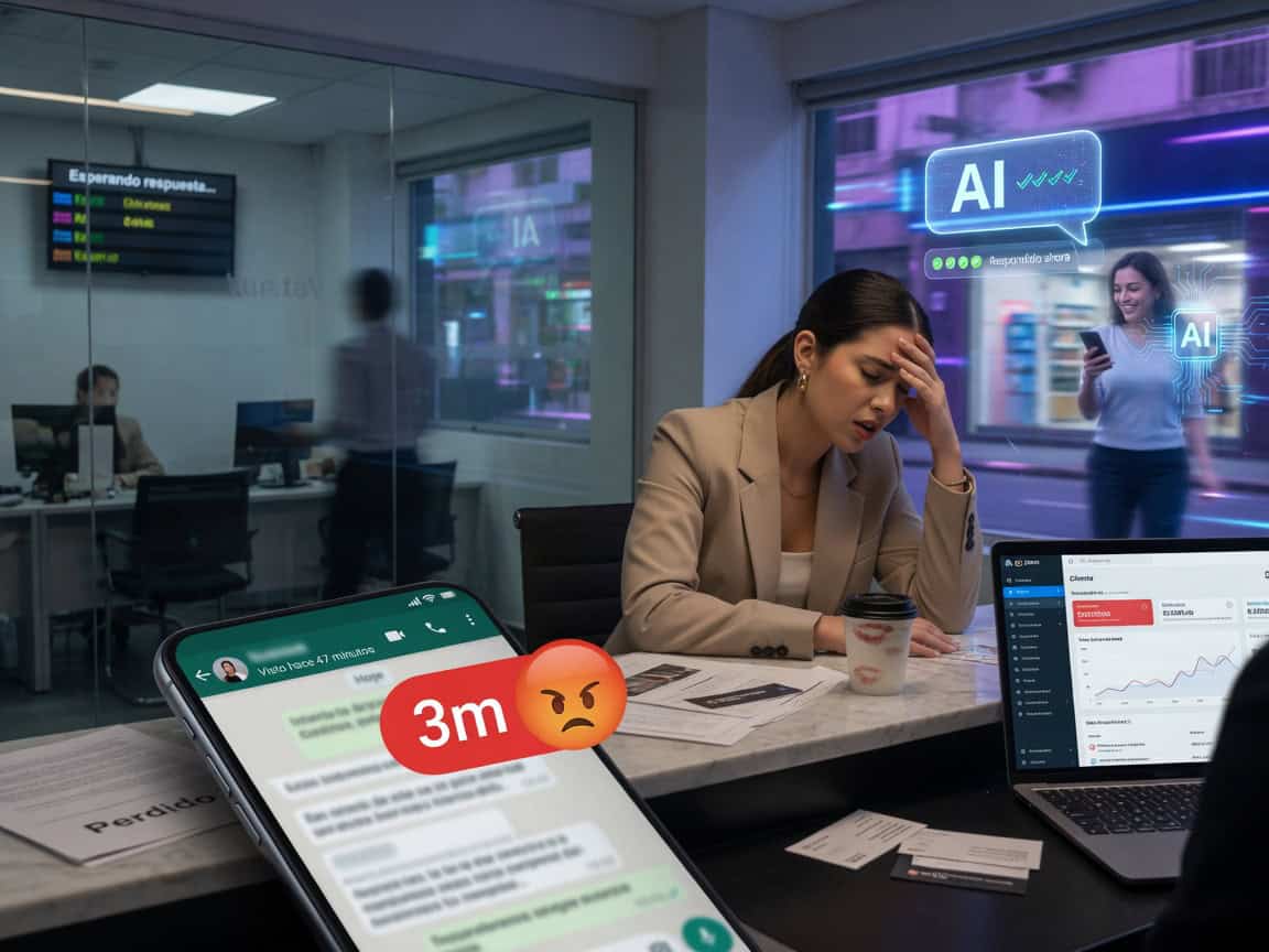 ¿Sigues perdiendo clientes por no tener IA que responda al instante?