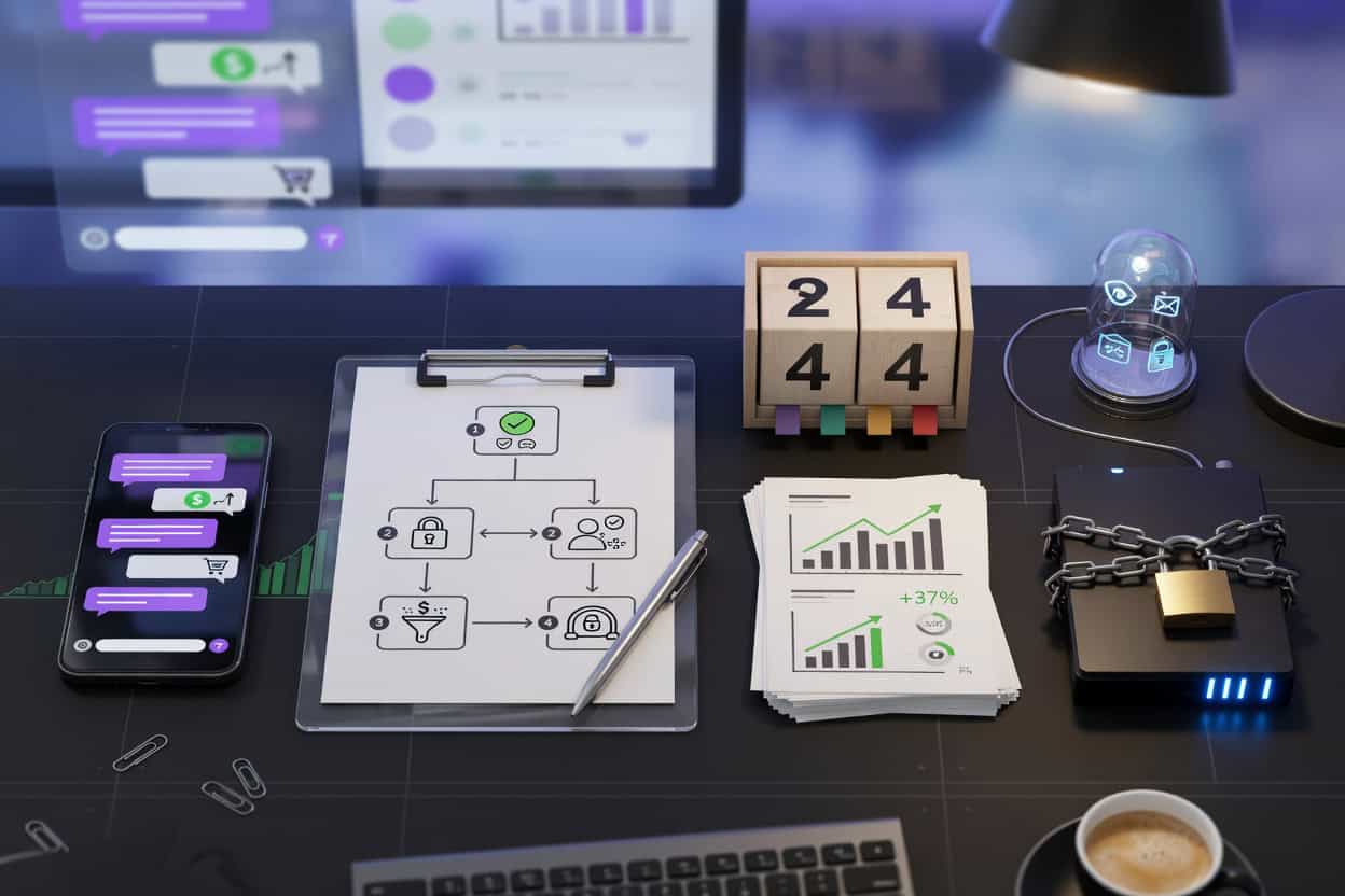 reglas chatbot genere ventas controle tus datos